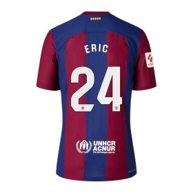 Camisolas FC Barcelona Eric 24 Criança 1º Equipamento Principal 2023-24 Manga Curta